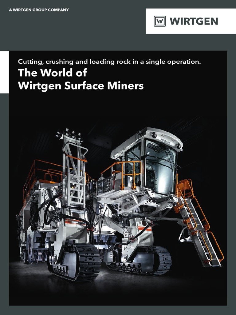 Brochure Surface Miner En Pdf Download Free Pdf Coal Mining