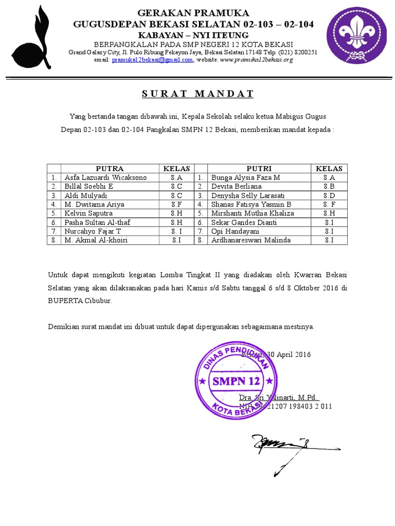 Surat Mandat Lt2