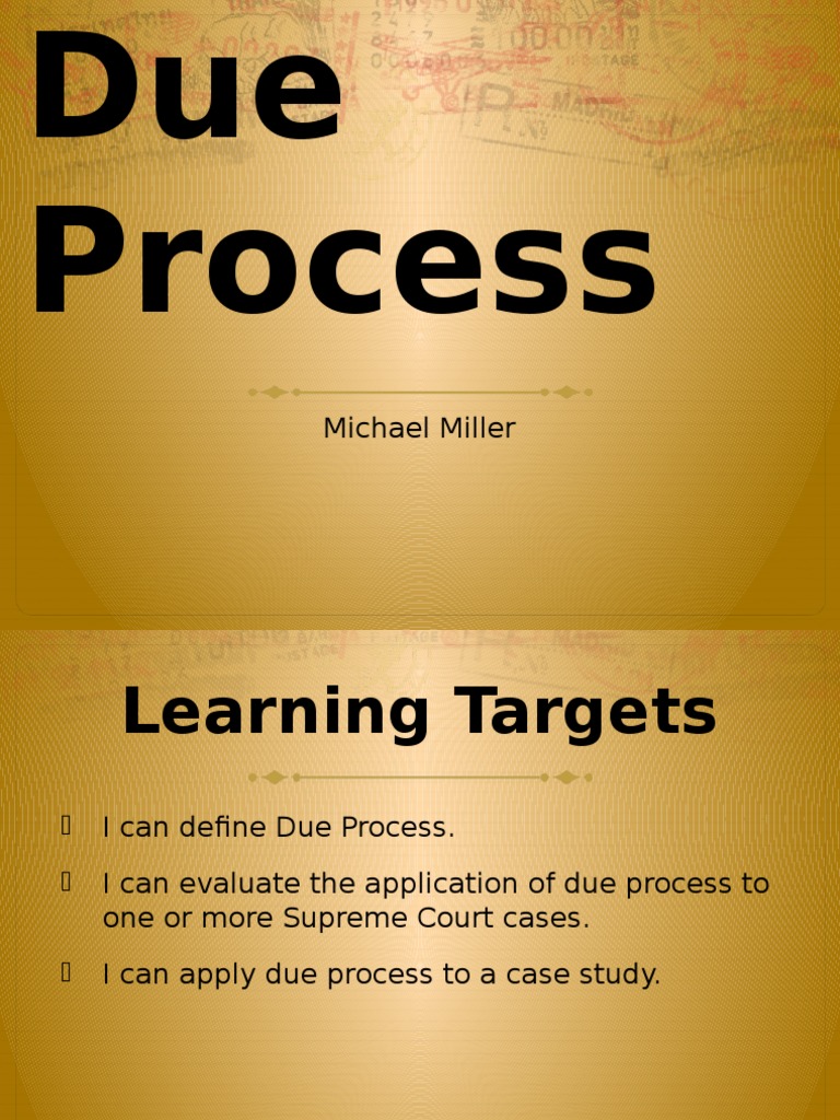 Due Process in Education Cases | PDF | Board Of Regents Of State ...