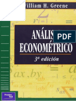 Analisis Econometrico - Greene PDF