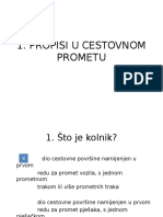 Propisi U Cestovnom Prometu