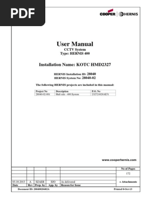 User Manual 28040020402a Puter Monitor Closed Circuit Television
