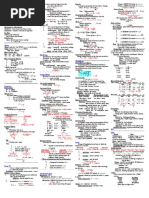 Physics Final Cheat Sheet With Problems PDF