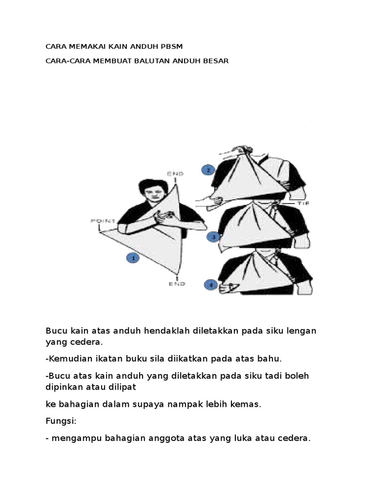 Cara Memakai Kain Anduh Pbsm Pdf