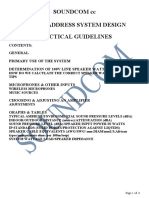 PA System Design Guidelines PDF