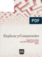 Explicar y Comprender PDF