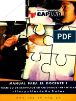 Cuidados Infantiles de 0 A 3 Años - Manual para El Docente I