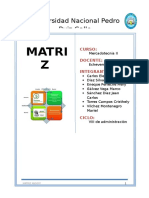 Trabajo Final de Matriz Ansoff