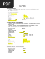 Sap Fico Notes