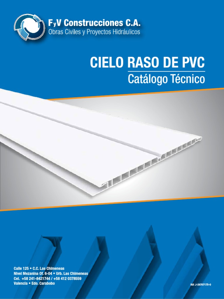 Cielo Raso de PVC.pdf | Tornillo | Ingeniería | Prueba gratuita de 30 ...