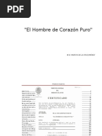 EL HOMBRE DE CORAZON PURO Marcos de La Cruz Jimenez