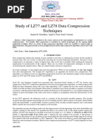 Study of LZ77 and LZ78 Data Compression