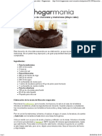 Bizcocho de Chocolate y Mahonesa (Mayo Cake) - Hogarmania