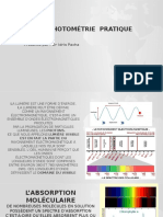 Spectrophotomètrie