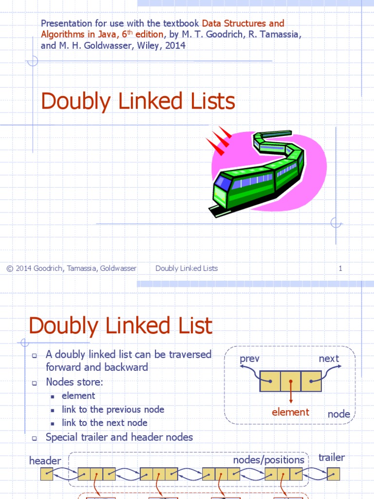Goodrich 6e Ch03 DoubleLists PDF PDF Science & Mathematics
