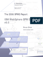 Ibm Websphere BPM Suite V6.0: The 2006 Bpms Report
