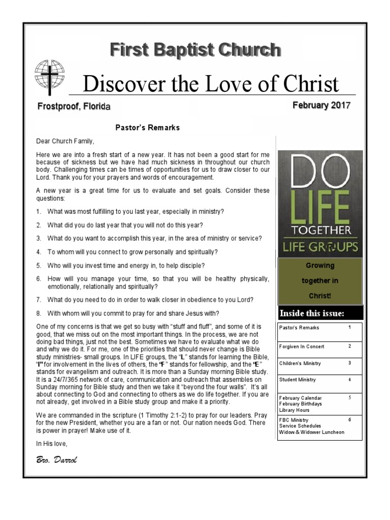 Discover The Love of Christfeb17 | PDF | Evangelism | Jesus