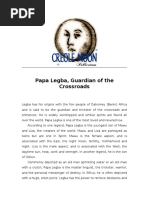 Papa Legba, Guardian of the Crossroads