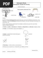 Ficha de Estudo Elementos Visuais Da Forma