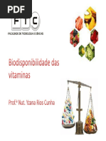 Biodisponibilidade de Vitaminas 2013 Ftc [Modo de Compatibilidade]