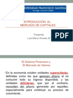 El Sistema Financiero y El Mercado de Valores