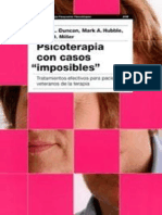 Barry L. Duncan - Psicoterapia Con Casos Imposibles PDF