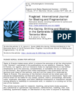 Fragblast: International Journal For Blasting and Fragmentation