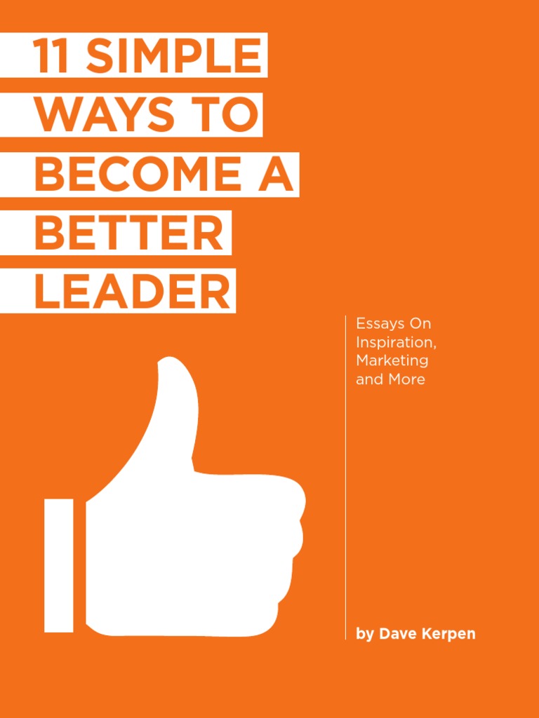 11 Ways To Become A Better Leader | PDF | Business