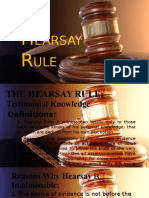 Hearsay Rule