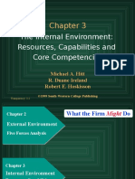 The Internal Environment: Resources, Capabilities and Core Competencies