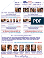 Flyer For PDA National Conference