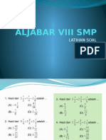 Aljabar Viii SMP