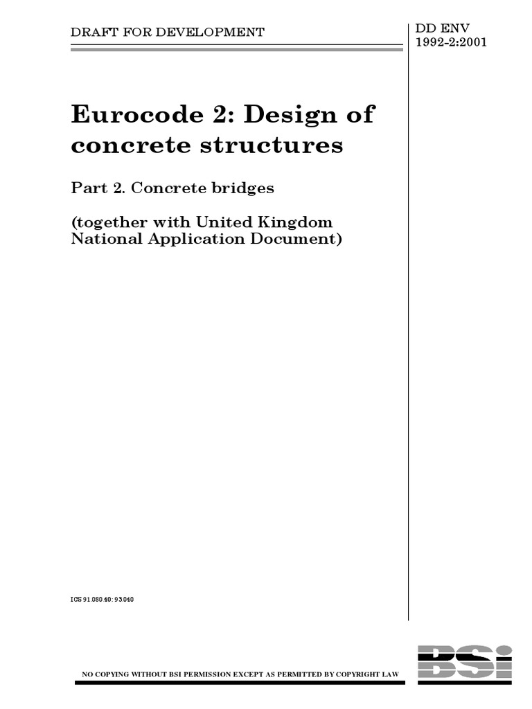 Eurocode 2: Concrete Bridge Design Guide | PDF | Prestressed Concrete ...