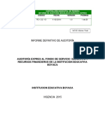 Informe Definitivo I. E. Boyacá 