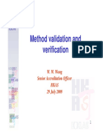 Method Validation and Verification