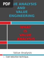 Value Analysis and Valueengineering