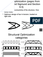 Looks For The Connectivity of The Structure. How Many Holes. - Optimum Design of Bar in Tension, Loaded On Right Side