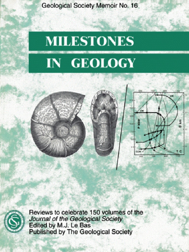 1995 Milestones in Geology Geological Society Memoir No 16 PDF | PDF ...