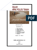 Dampak Polusi Tanah