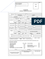 Cerere Prelungire Valabilitate Permis