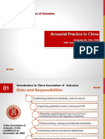 M6 Final Slides - Jiangang He - Actuarial Practice in China