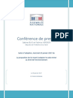 Conférence de Presse Code Minier