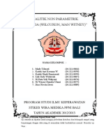 Analitik Non Parametrik UJI BEDA (Wilcoxon, Man Witney)