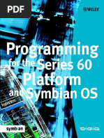 Programming For The Series 60 Platform and Symbian OS PDF