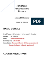 00 - FDFIN001 - Course Introduction Slides - January 2017 Updated