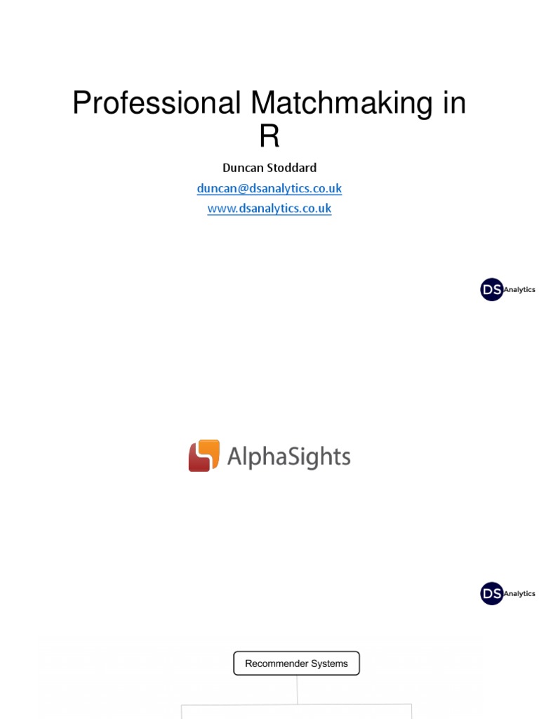 Professional Matchmaking Techniques Explained | PDF | Computational ...