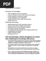 Energy Efficiency: LED Technology: Great Prospects To Meet The Challenges of Energy Efficiency