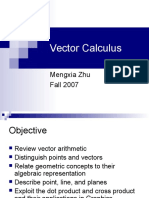 Vector Calculus: Mengxia Zhu Fall 2007