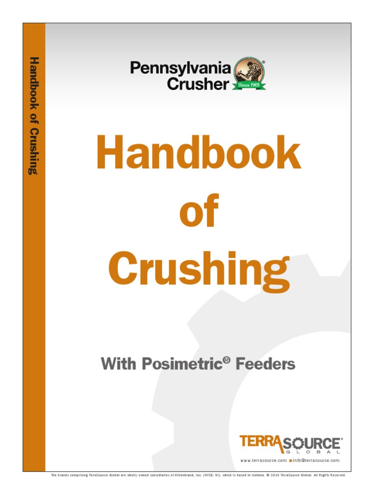 Handbook of Crushing PDF Industries Materials
