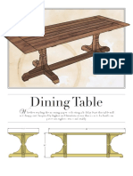 HGTV Open Concept Dining Table Free Plans
